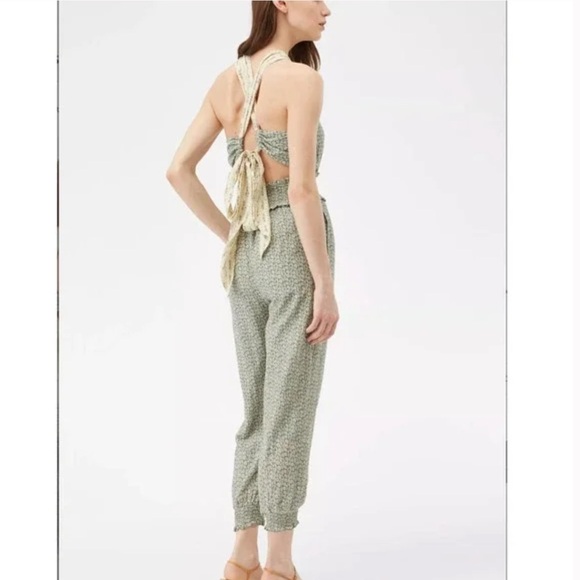 Rebecca Taylor La Vie Pascale Cropped Jumpsuit size M - Picture 2 of 13